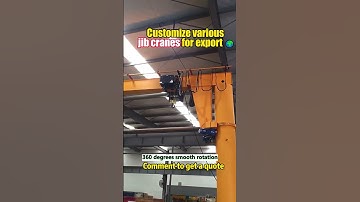 Transforming the Overseas Lifting Industry: Export Jib Cranes (CE/ISO!) 🏭
