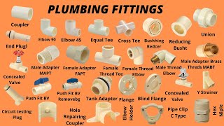 Plumbing Materials Name and Pictures || Plumbing Fittings Name || Plumbing Work | Resimi