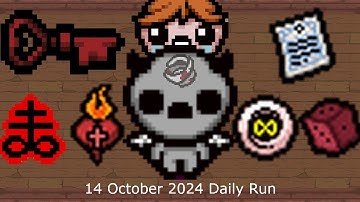 The Binding of Isaac Daily Run 14 October 2024 (Broken Run)