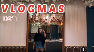 VLOGMAS 2023, DAY 1 - Back in the office | Night out | Corporate Life | @MissOla