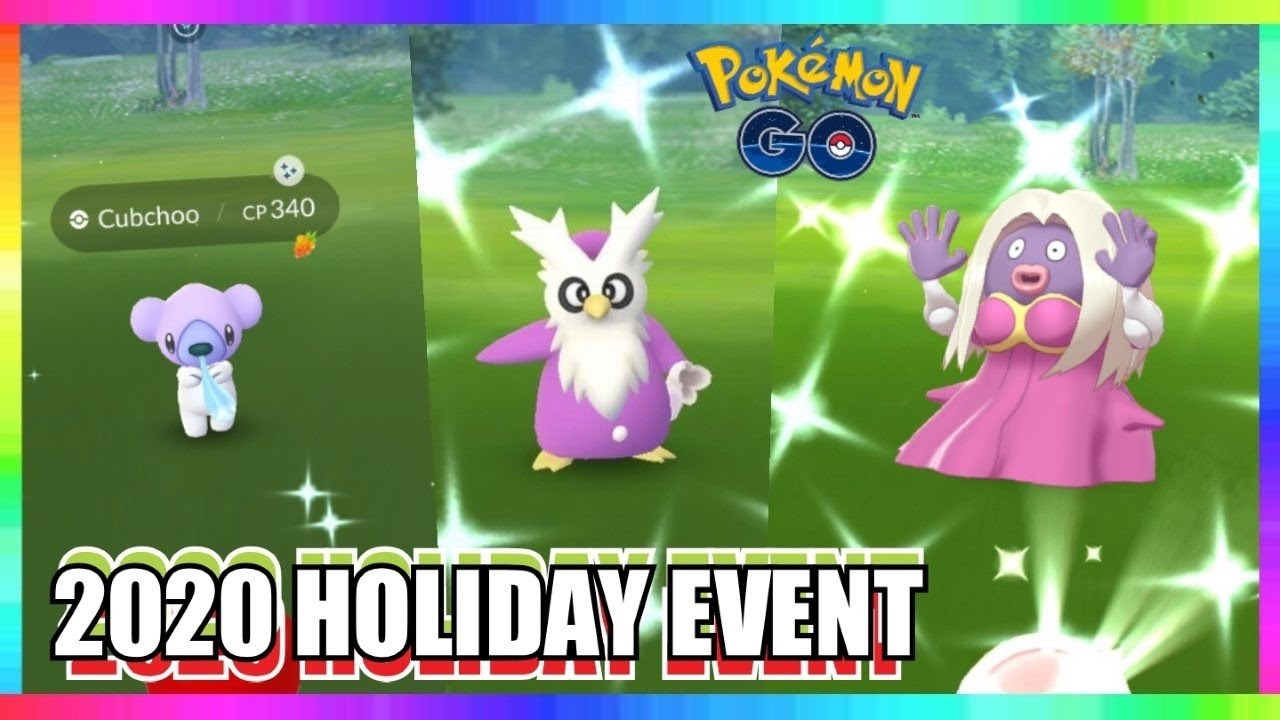 New Holiday Event In Pokemon Go Shiny Jynx Shiny Costume Pokemon Delibird More Youtube