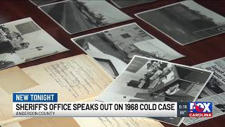Anderson County sheriff give major update on murder from 1968
