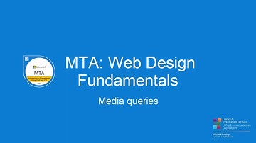 Media queries | MTA Web Design Fundamentals | Cardiff Met