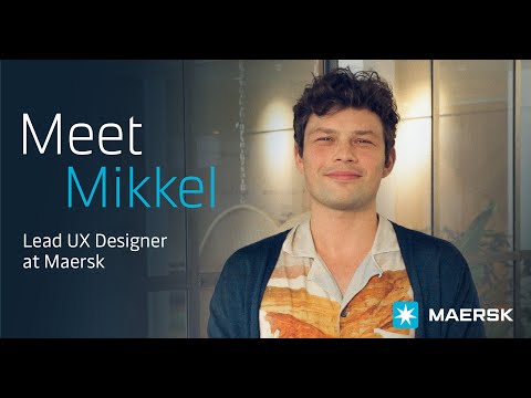 Meet Mikkel - Lead UX Designer at Maersk