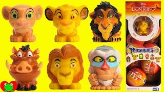 the lion king mashems simba mufasa scar full set