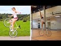 Flexible Cyclist Performs Impressive Tricks