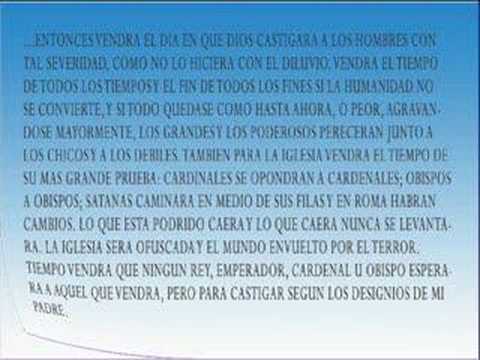 3º Mensaje de Fátima (EL VERDADERO) - YouTube