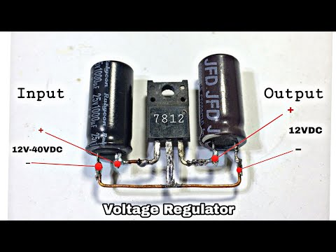 Video: How to apply a 12 volt voltage regulator