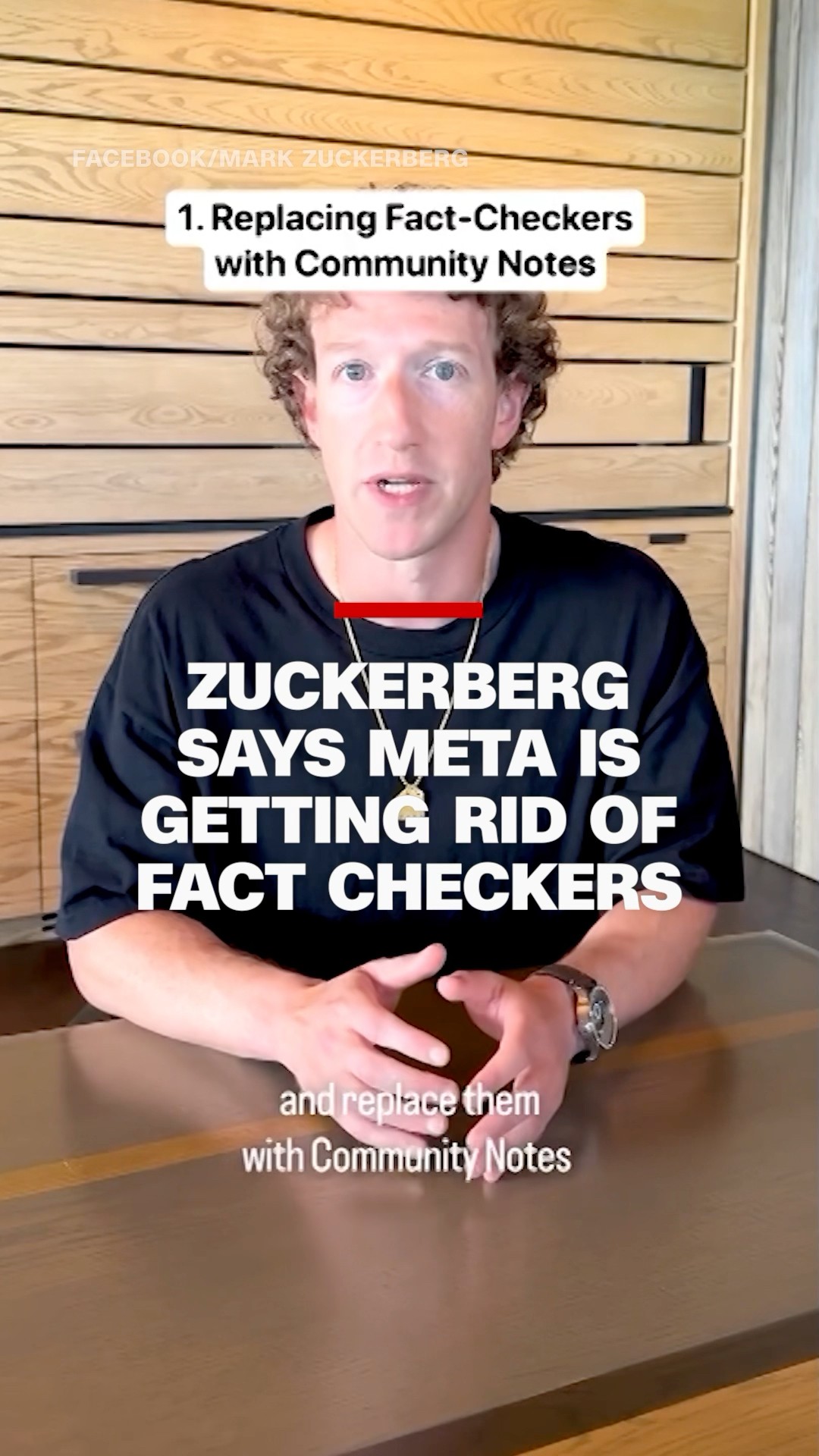 Zuckerberg says Meta is getting rid of fact checkers