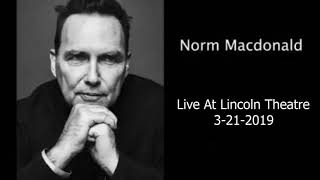 Norm Macdonald Stand Up  Full Show  Washington DC 2019
