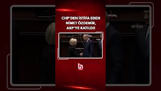 Chpden Istifa Eden Nimet Özdemir, Akpye Katıldı Özdemirin Rozetini Cumhurbaşkanı Erdoğan Taktı