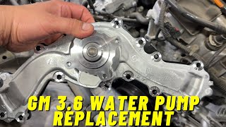 How To Replace a 2017-2023 GMC Acadia Water Pump - 2016-2023 Cadillac XT5    #waterpump #acadia