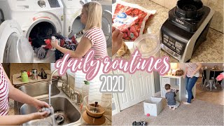 MY SIMPLE DAILY ROUTINES | CLEANING MOTIVATION | GET READY WITH ME | 2020 | COOK WITH ME | SAHM