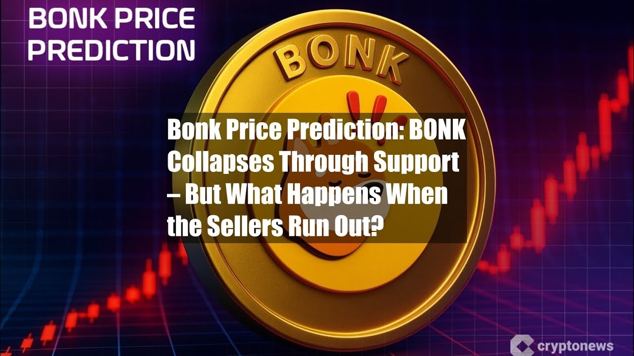 Bonk Price Prediction: BONK Collapses Through Support – But What - YouTube