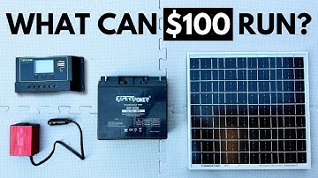Dirt-Cheap Solar Panel Setup - What Can It Power?