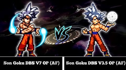 Who is Stronger ?🤔 | Son Goku DBS V7 OP (all form) VS VS Son Goku DBS V3.5 OP (all form) in Mugen