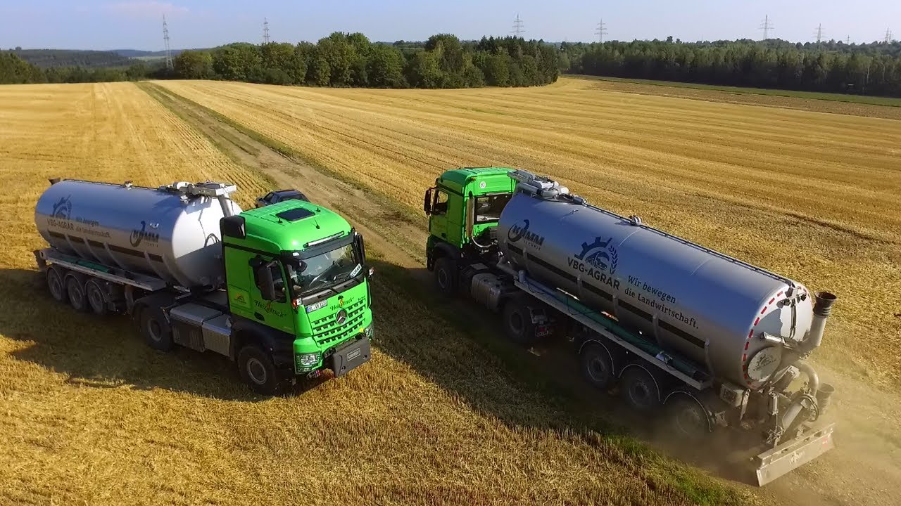 VBG-Agrar | Heizotruck im Doppelpack | Vervaet Hydro Trike | Gülleausbringung 2018