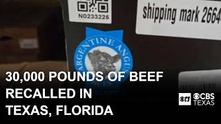 Safety alert issued after 30,000 pounds of beef recalled
