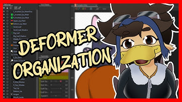 Live2D Deformer Hierarchy with Pumpkin Kitty