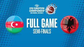 Azerbaijan v Albania | Full Basketball Game | FIBA U18 European Championship 2022