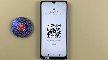 How to share wifi connection QR password, scan Wifi connection QR code on Xiaomi Redmi A1 Android 12