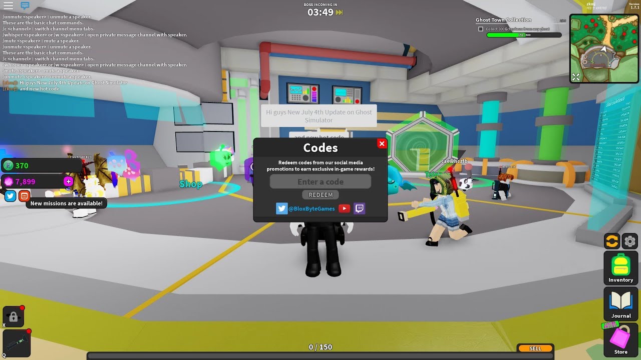 Roblox Ghost Simulator New Code - roblox ghost simulator codes update two