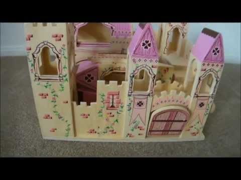 melissa and doug folding princess castle