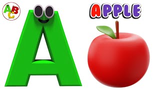 "A is for Apple 🍎 | Fun ABC Phonics Song for Children" | Kid's Learning Video 📹 A is For Apple 🍎