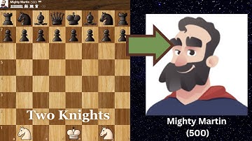 I DEFEATED Mighty Martin bot with just two knights