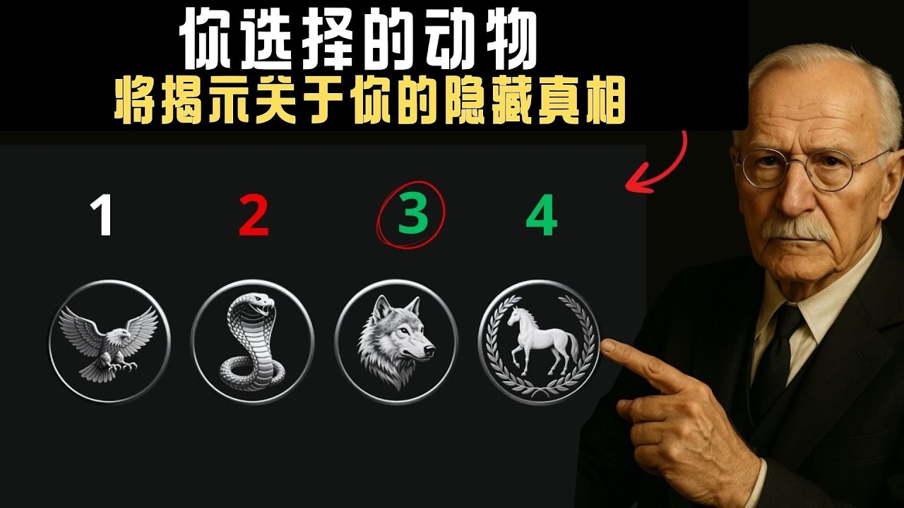 你选择的动物将揭示你身上一个令人震惊的真相。 | 心理测试 | 卡尔·荣格