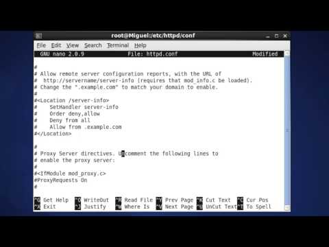How to install and configure an Apache Server on CentOS 6