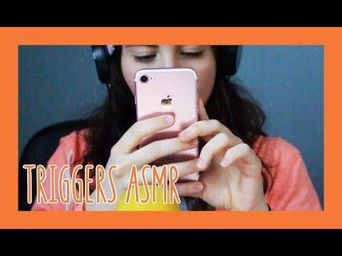 ASMR TRIGGERS | IPHONE 7S (Tapping, Scratching, sin hablar /no talking)