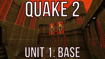 Quake 2 walkthrough no commentary Unit 1: Base (All Secrets)