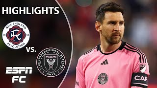 Another Messi brace, another win 👀 New England vs. Inter Miami | MLS Highlights | ESPN FC screenshot 2