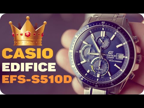 Обзор Casio Edifice EFS-S510D-2A. Японские мужские наручные часы с хронографом.