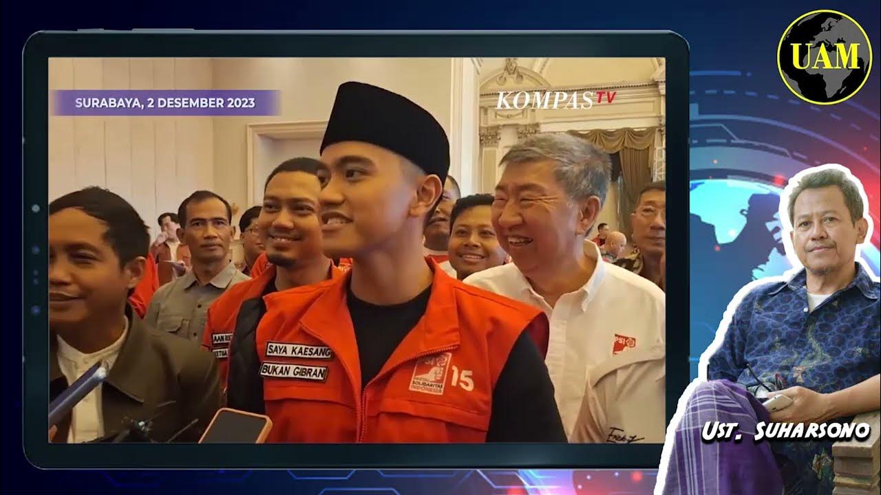 Sok, Kaesang Dirujak...!! Ketua PSI ini Ingin Debat Cawapres Tanpa