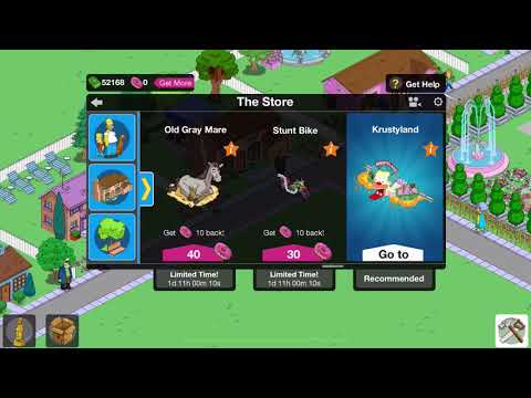 The Simpsons Tapped Out Bug! (Can’t access Krusty Land)