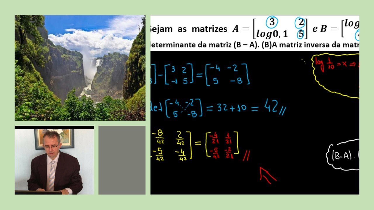 Determinante e Método de Solução - Cálculo de determinante e matriz ...
