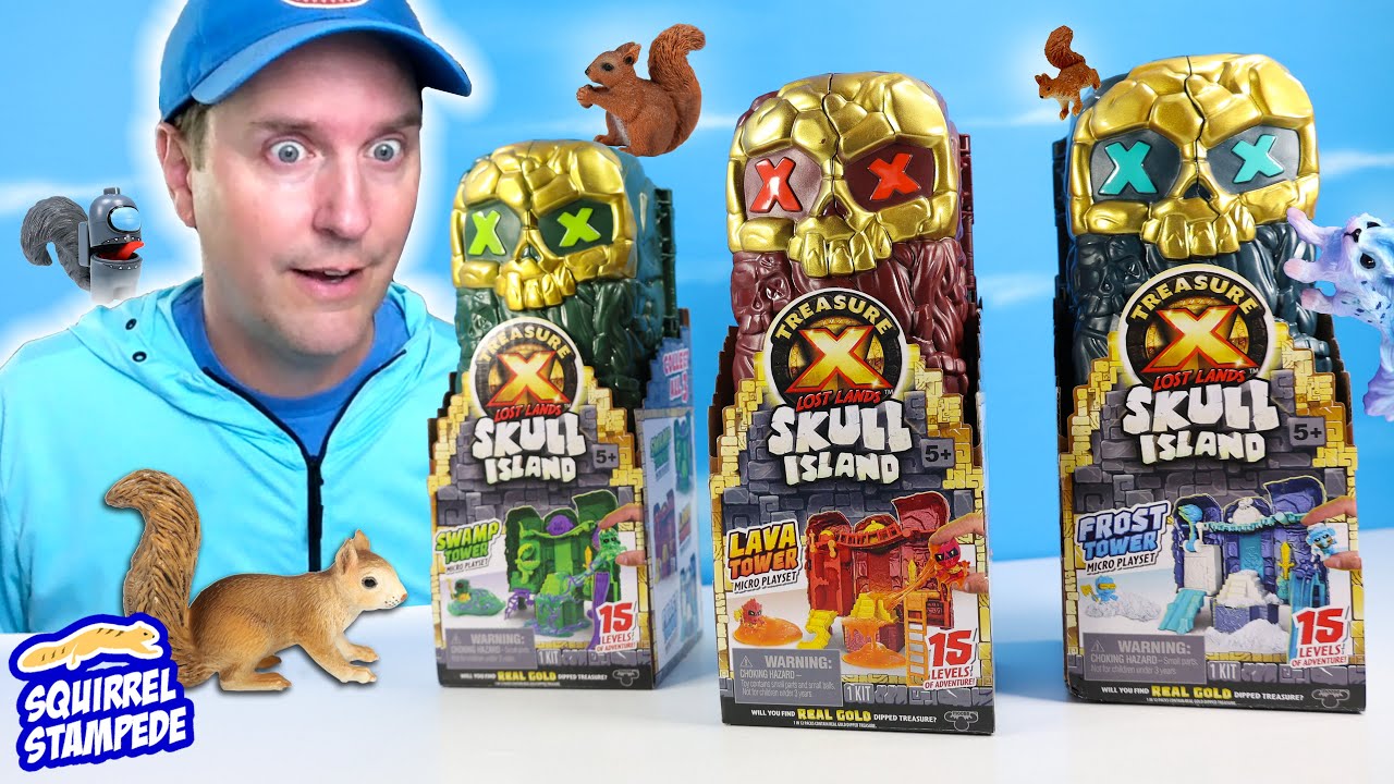 Treasure X Lost Lands Skull Temple Mega Playset Review! Finding Real Gold  Inside? 
