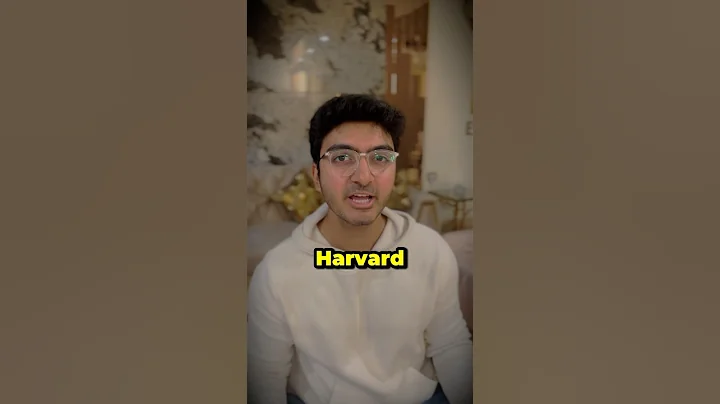 The Lowest GPA Accepted At Harvard  #shorts