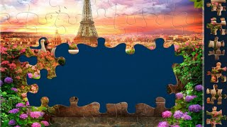 Magic jigsaw puzzle 🧩 | 42 pieces | Romantic Paris | Hyper casual games screenshot 5