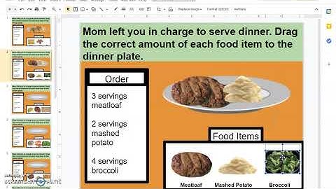 Pre-Vocational Skills- Serving Dinner