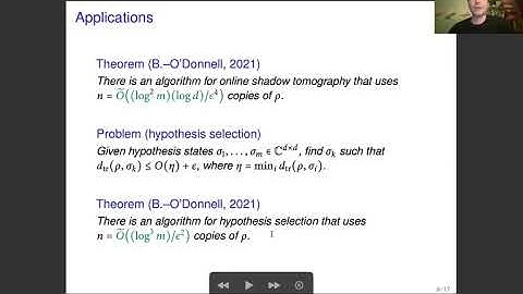 STOC 2021 -  Improved quantum data analysis