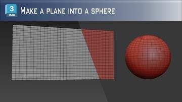 Create the sphere using a plane in 3ds max | 3DS max tips and tricks | Hanora 3D