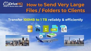 How to send very large files/folders (e.g. 100MB, 1GB, 10GB or even 1TB) reliably & efficiently?