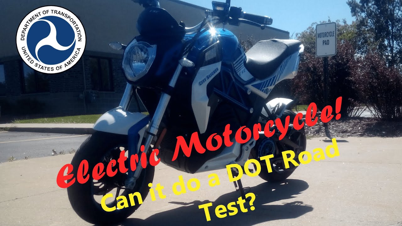 I got my license with an Electric Motorcycle YouTube