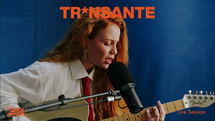Carol Biazin - Tr*nsANte (Live Session)