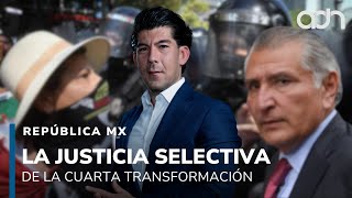 Con la 4T la justicia es selectiva. Si protestas te golpea, si robas te protege I República Mx