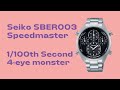 Seiko 1/100th Secs Speedmaster SBER003 - too many eyes, I can&#39;t see!