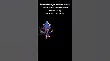 Sonic id song boombox roblox #роблокс #roblox #boombox #sonic #song #music #metalsonic #deadoralive